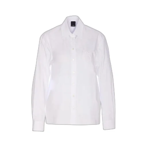 Pinko Love Birds Embroidered Poplin Shirt