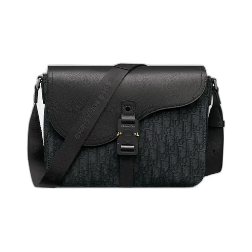 Medium Saddle Messenger Bag With Flap