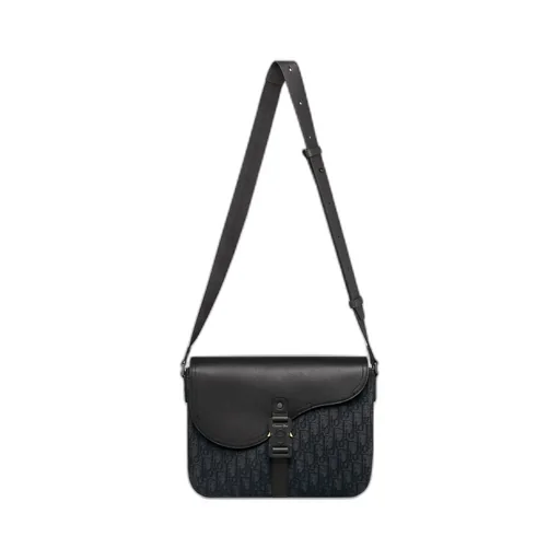 Medium Saddle Messenger Bag With Flap