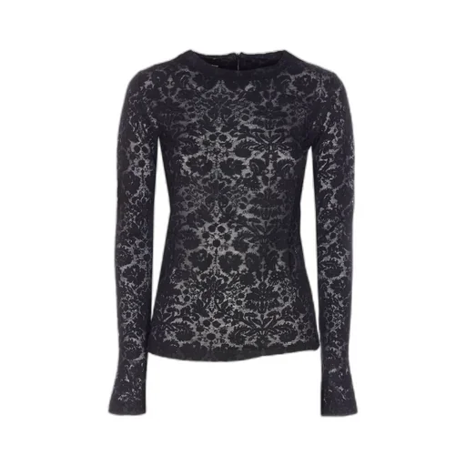 Pinko Long-Sleeved Crewneck Top
