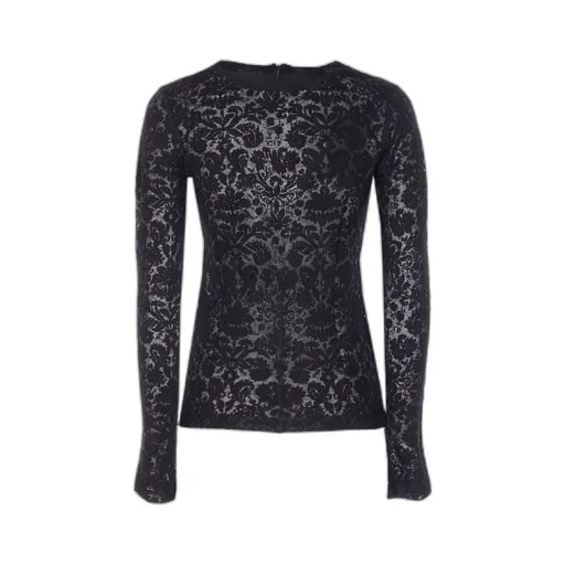 Pinko Long-Sleeved Crewneck Top