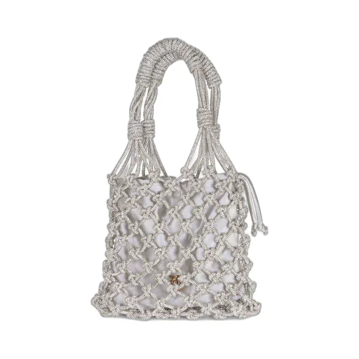 Pinko Micro Rhinestones Embellished Small Shoulder Bag