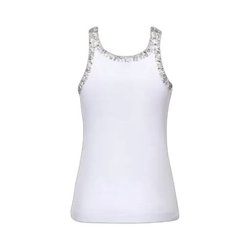 Pinko Embellished Ribbed Top