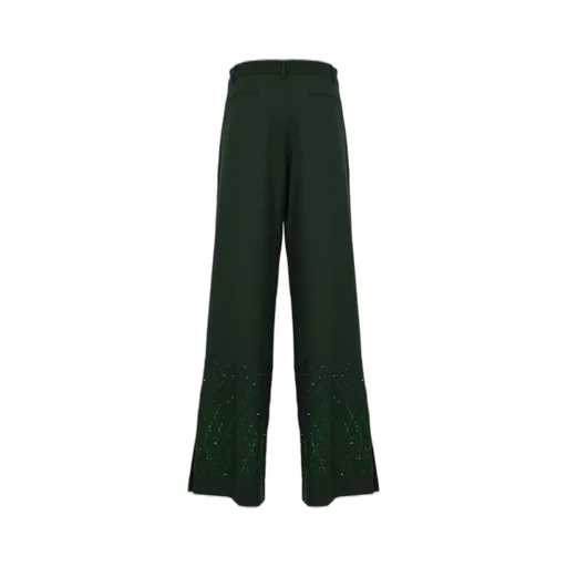Pinko Embellished Wide-Leg Trousers
