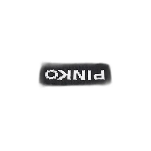 Pinko Logo Patch Knitted Scarf