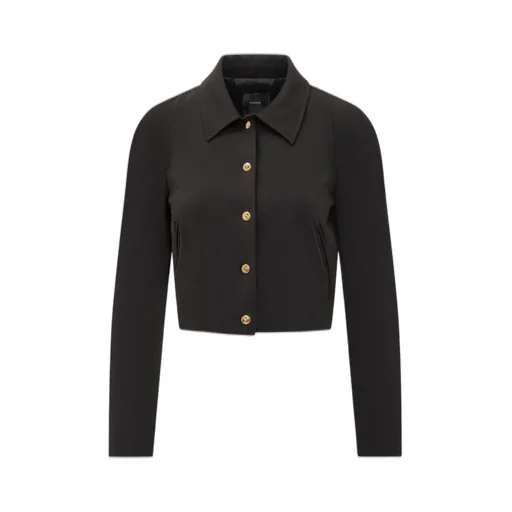 Pinko Single Breasted Cropped Jacket