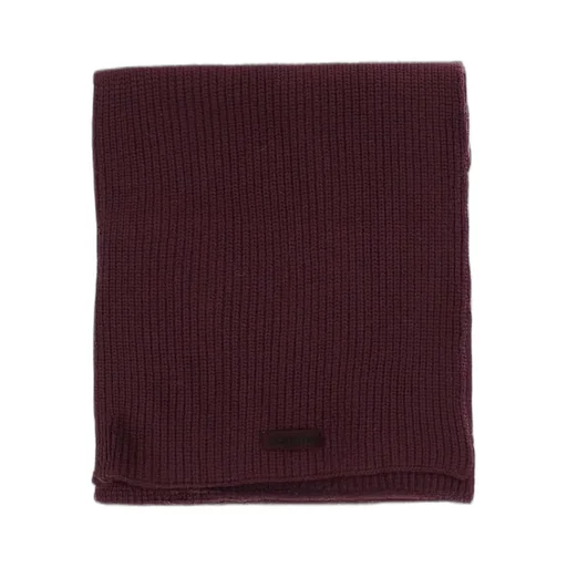 Pinko Logo Patch Knitted Scarf