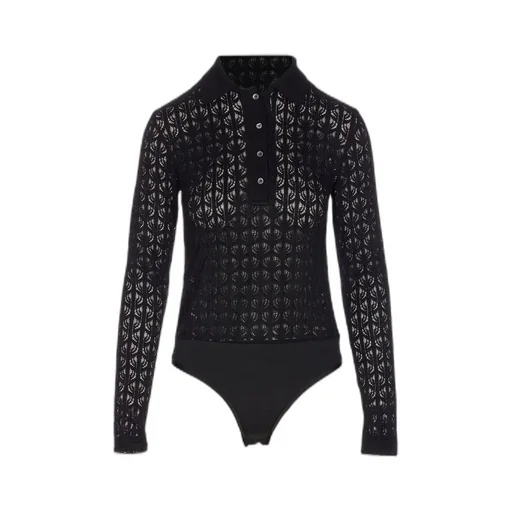 Pinko Long-Sleeved Knitted Bodysuit