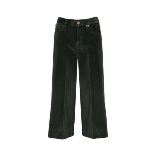 Pinko Logo-Plaque Corduroy Trousers