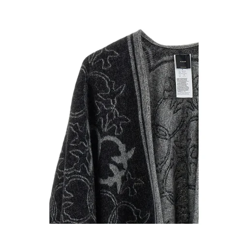 Pinko Love Birds Logo Motif Cape