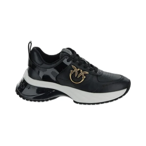 Pinko Logo Plaque Round Toe Sneakers