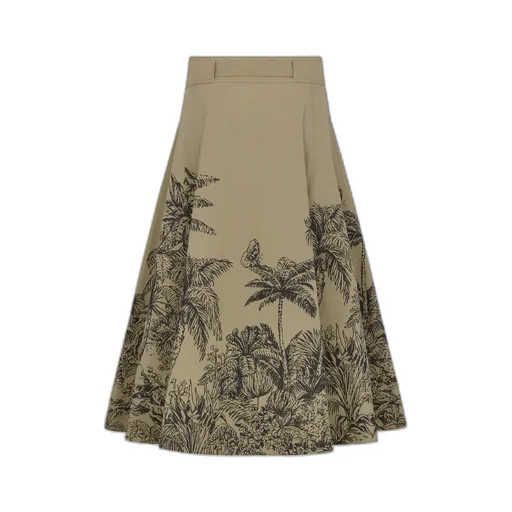 Dioriviera Mid-Length Belted Skirt