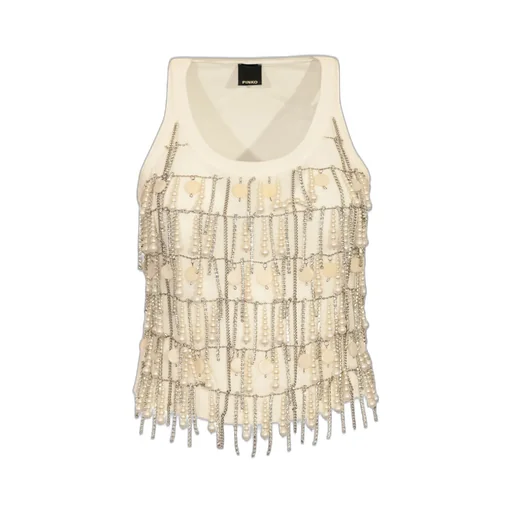 Pinko Chain Embellished Top