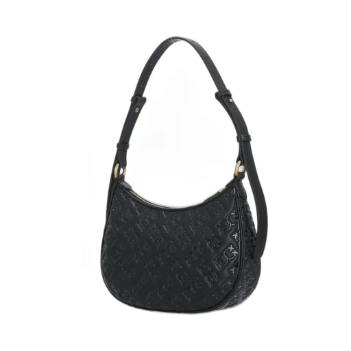 Pinko Love Logo Plaque Zip-Up Shoulder Bag