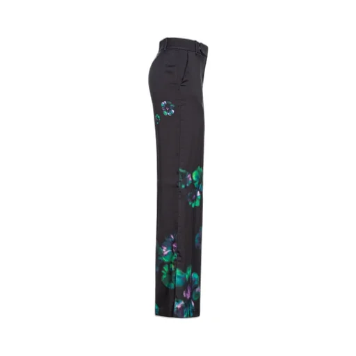 Pinko Poitiers Floral Printed Straight Leg Trousers