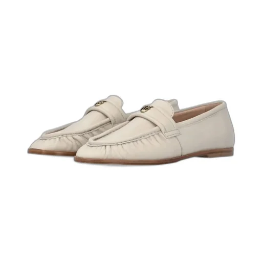 Pinko Logo Plaque Slip-On Loafers