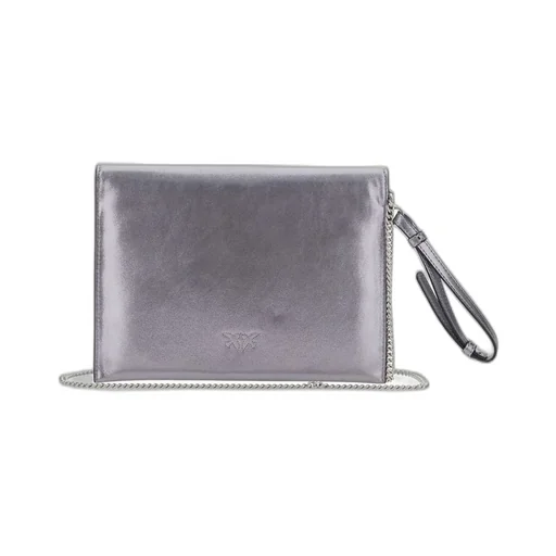 Pinko Small Chain Flap Clutch Bag