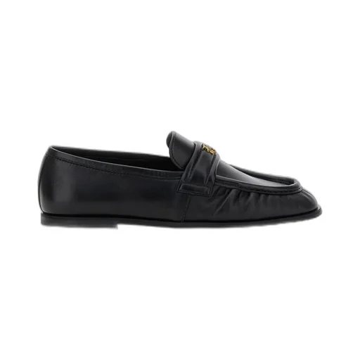 Pinko Logo Plaque Slip-On Loafers