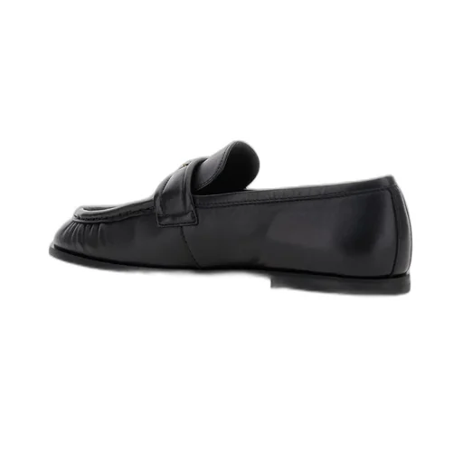 Pinko Logo Plaque Slip-On Loafers