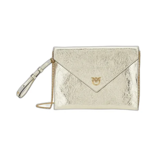Pinko Small Chain Flap Clutch Bag