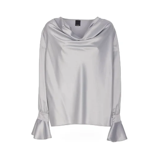 Pinko Long-Sleeved Satin Shirt