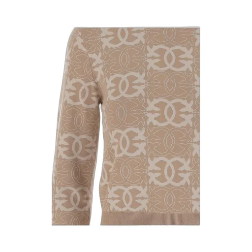 Pinko Geometric-Pattern Knitted Jumper