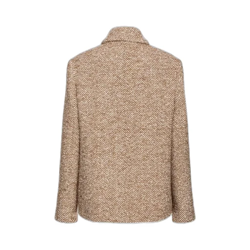 Pinko Double-Breasted Straight Hem Blazer