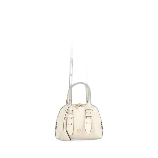Pinko Logo Plaque Zip-Up Bag