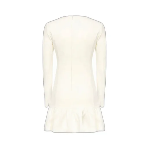 Pinko Square-Neck Long-Sleeved Dress