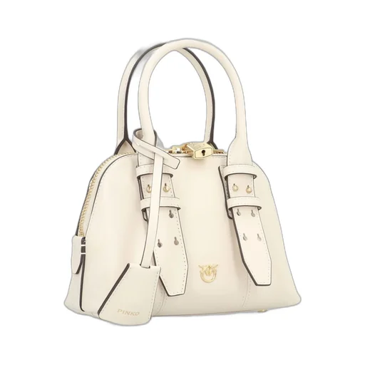 Pinko Logo Plaque Zip-Up Bag