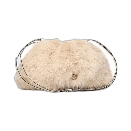 Pinko Drawstring Maxi Clutch Bag