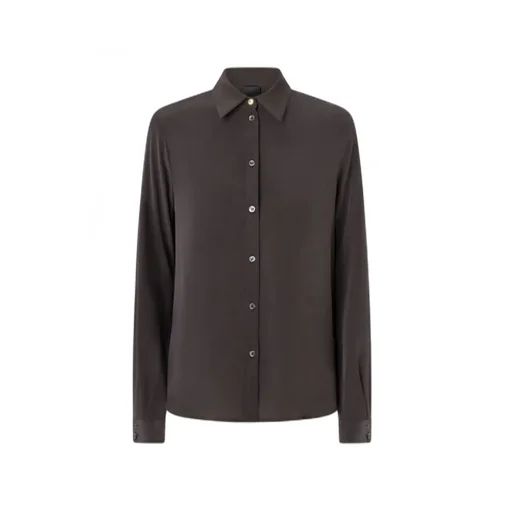 Pinko Button Down Long Sleeved Satin Shirt