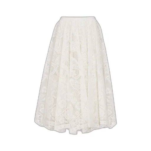 Mid-Length Flared Skirt