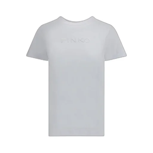 Pinko Logo Detailed Crewneck T-Shirt