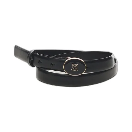 Pinko Love Birds Logo Buckle Belt