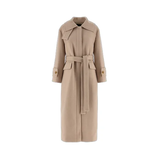 Pinko Belted Long Coat
