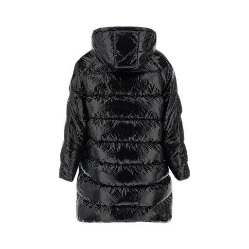 Pinko Zip-Up Hooded Quilted Coat