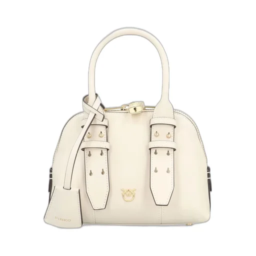 Pinko Logo Plaque Zip-Up Bag