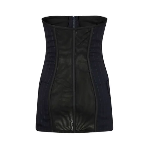 Pinko Pinstripe Bustier Top