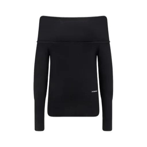 Pinko Long Sleeve Off-Shoulder Top