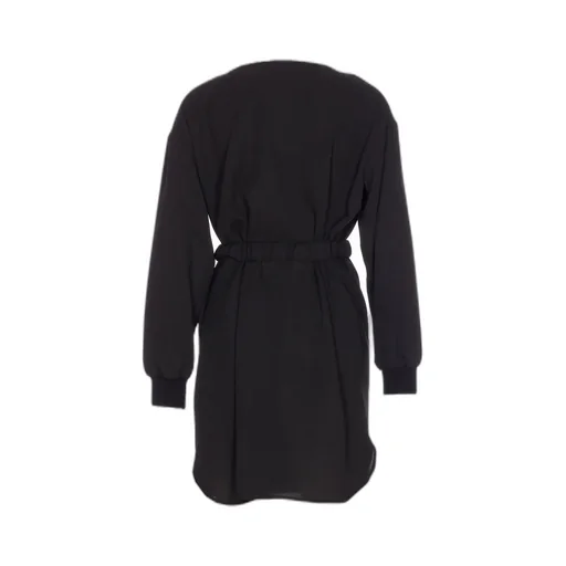 Pinko Love-Birds Bucke Belted Crewneck Short Dress