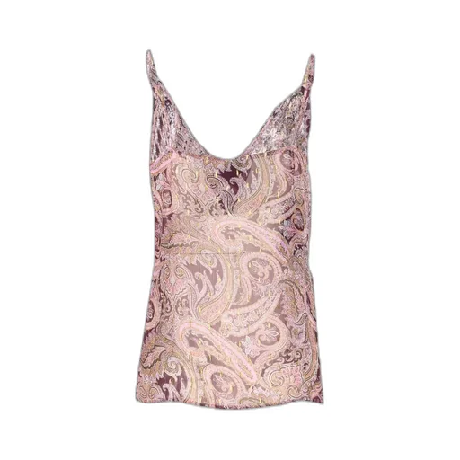Pinko Paisley Printed Lace Top