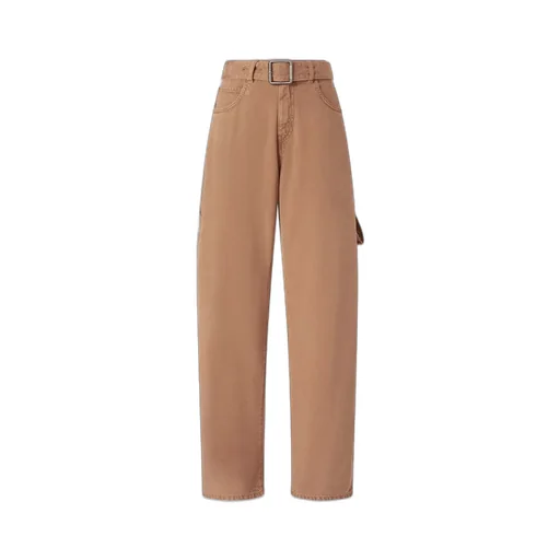 Pinko Eloisette Belt Egg Denim Balloon Trousers