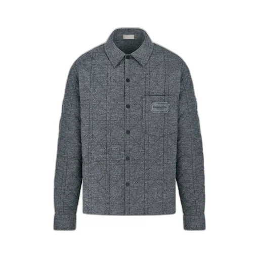 Cannage Overshirt With Christian Dior Couture Embroidery