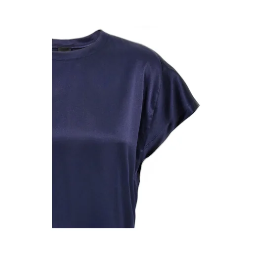 Pinko Cap Sleeved Satin Blouse