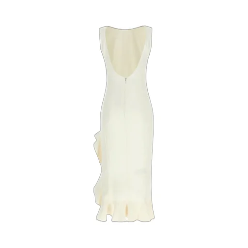 Pinko Sleeveless Ruffled Midi Dress