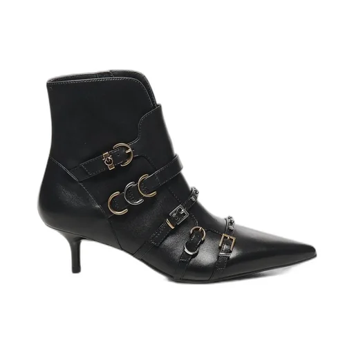 Pinko Buckled Heeled Boots