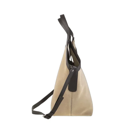 Peserico Suede Trim Tote Bag