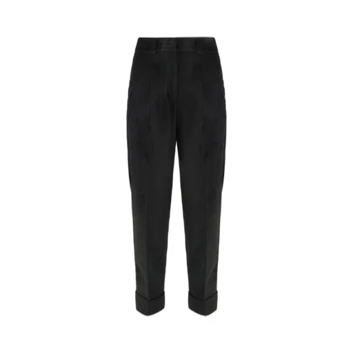 Peserico High-Waist Corduroy Pants