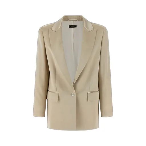 Peserico Single-Breasted Satin Blazer
